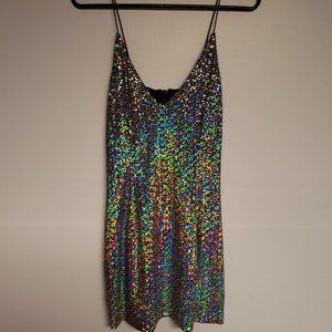 Beautiful holographic dress